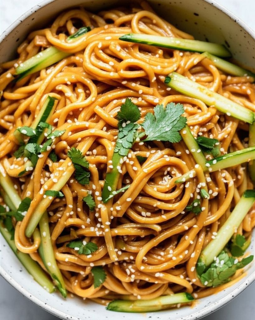 Sesame Peanut Noodle Salad