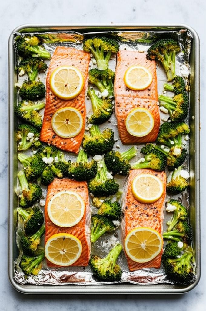 Simple Seafood Sheet Pan Meal