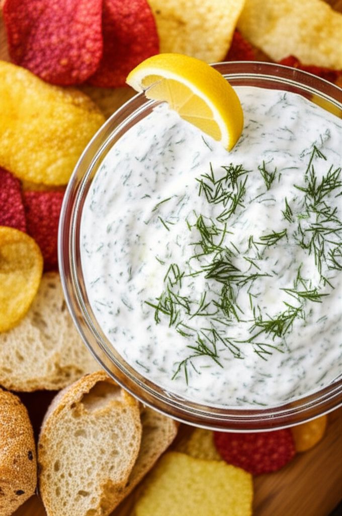 Sour Cream, Cucumber and Dill Dip