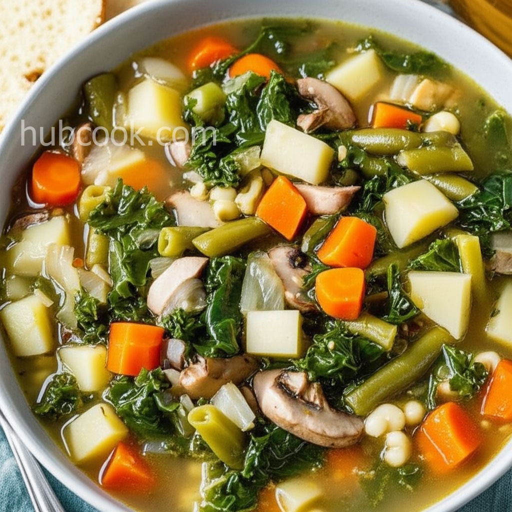 Spicy and Creamy Vegetable Soup