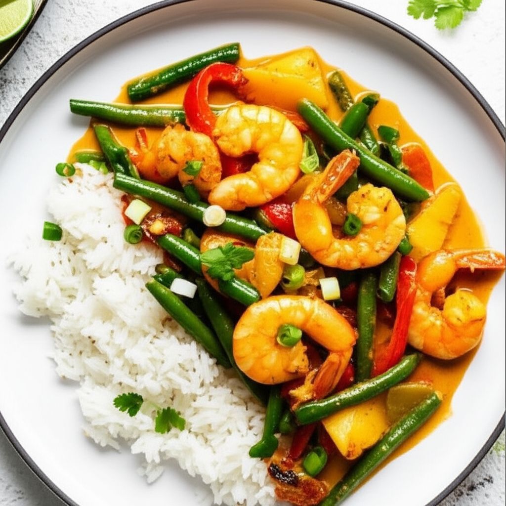 Thai Pineapple Shrimp Curry