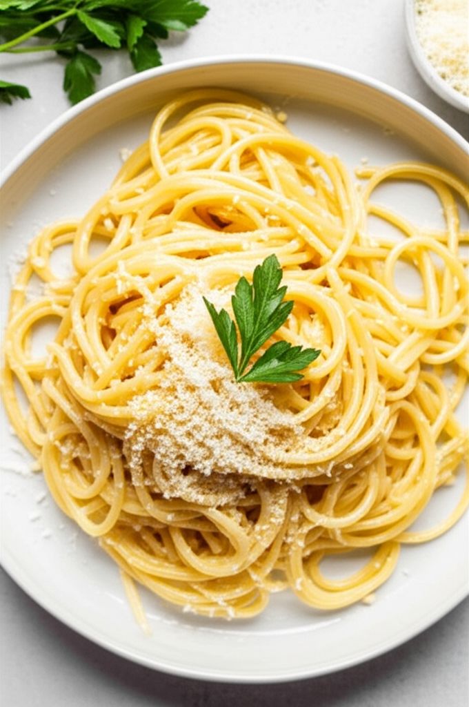 The Unexpected Secret Ingredient That Takes This Lemon Parmesan Pasta to the Next Level