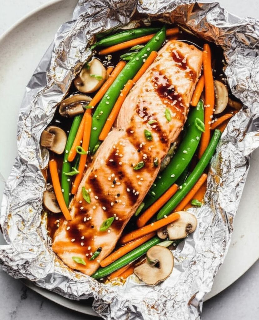 Tiffany's Asian-Infused Salmon Packets