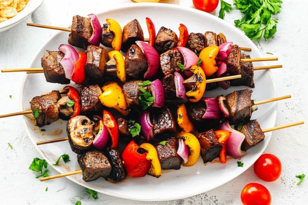 Venison Kabobs with Sweet and Smoky Sauce