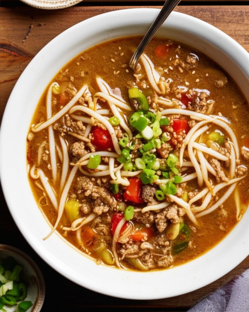Asian Burger Soup