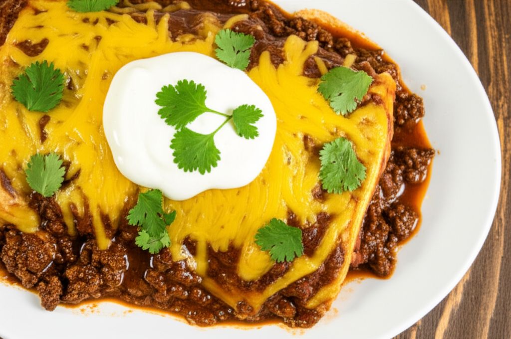 Beef Enchilada Dip