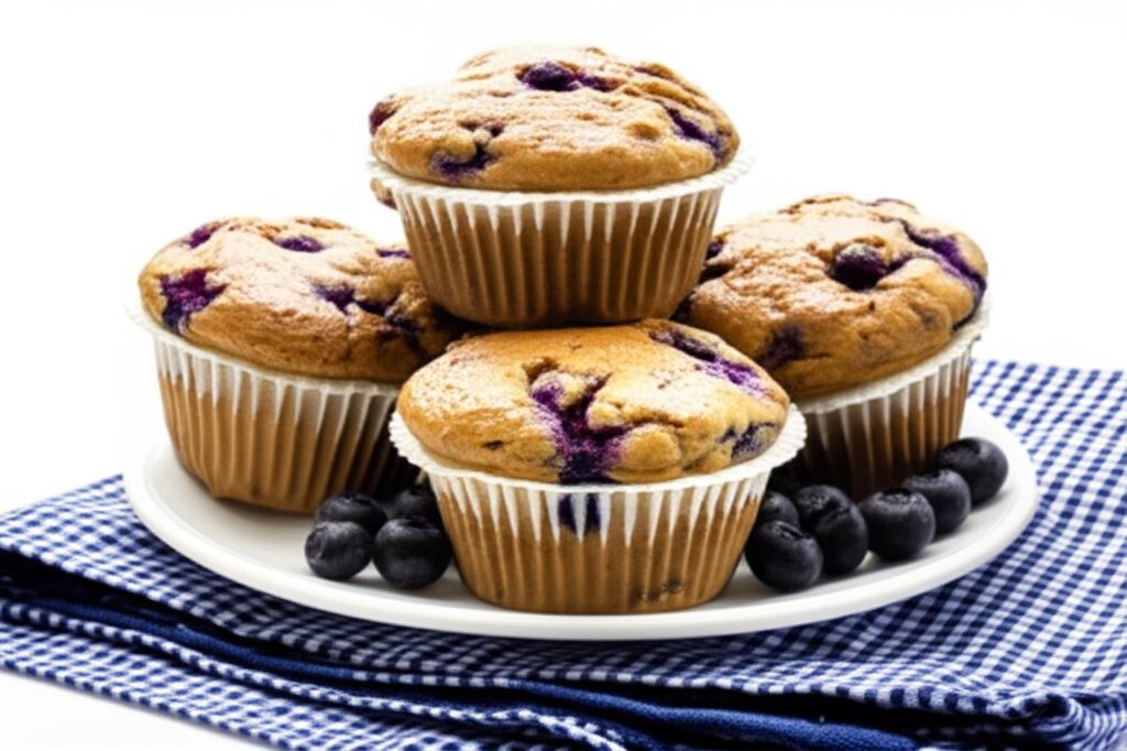 Black and Blueberry Muffins