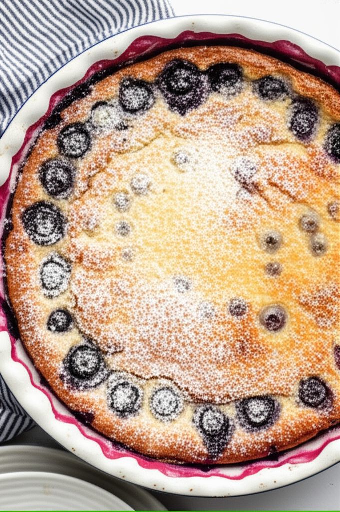 Blueberry Buttermilk Clafoutis