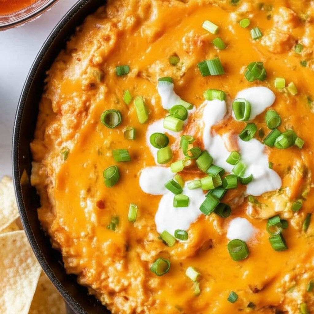 Buffalo Chicken-and-Artichoke Dip