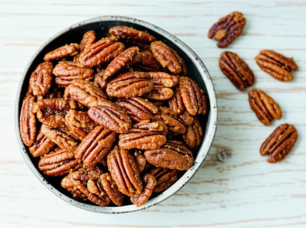 Candied Curried Pecans