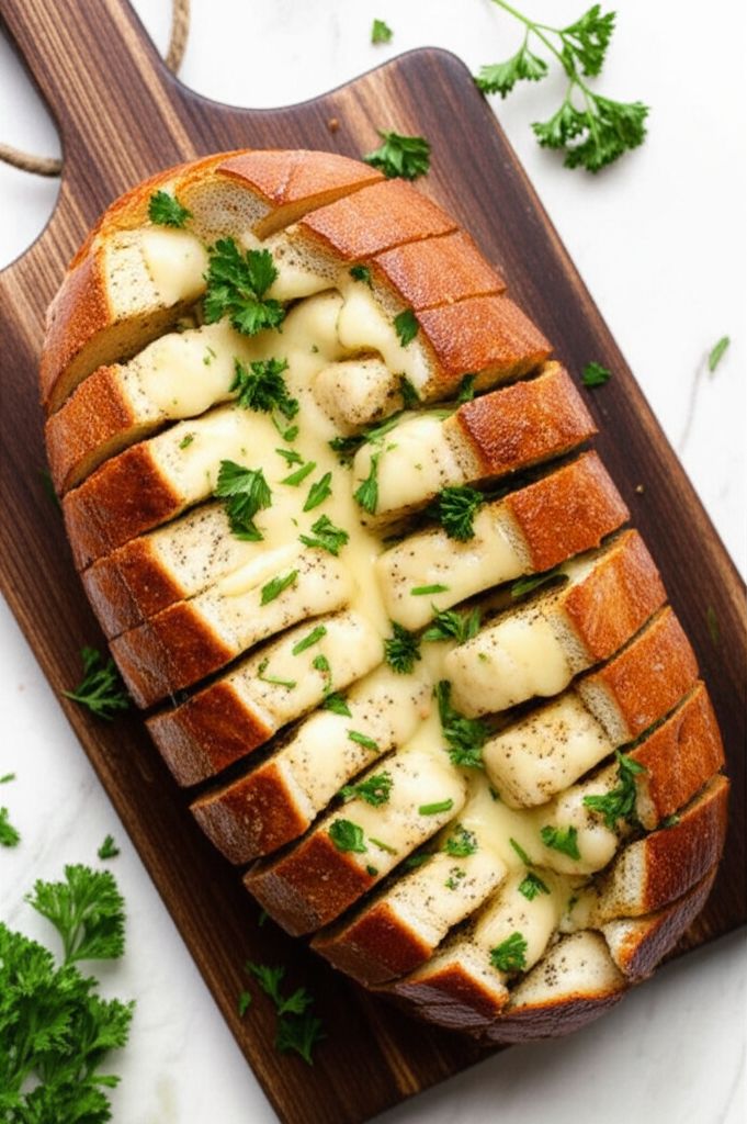 Cheesy BBQ Bread