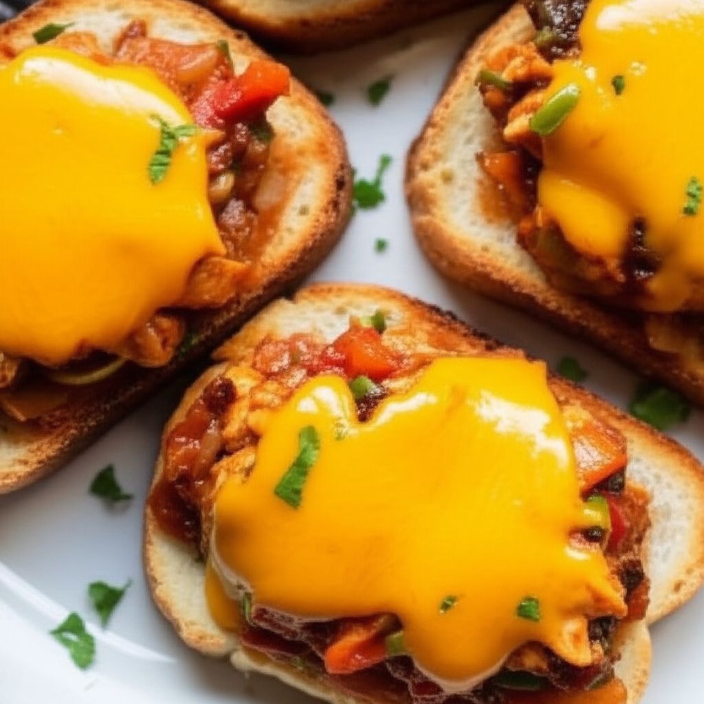 Chicken Fajita Melts