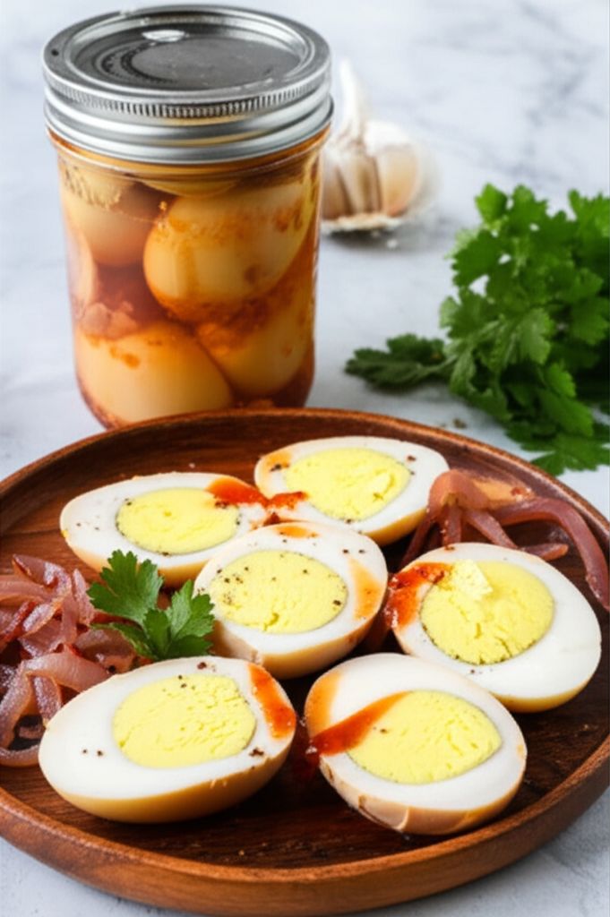 Chipotle and Adobo Pickled Eggs