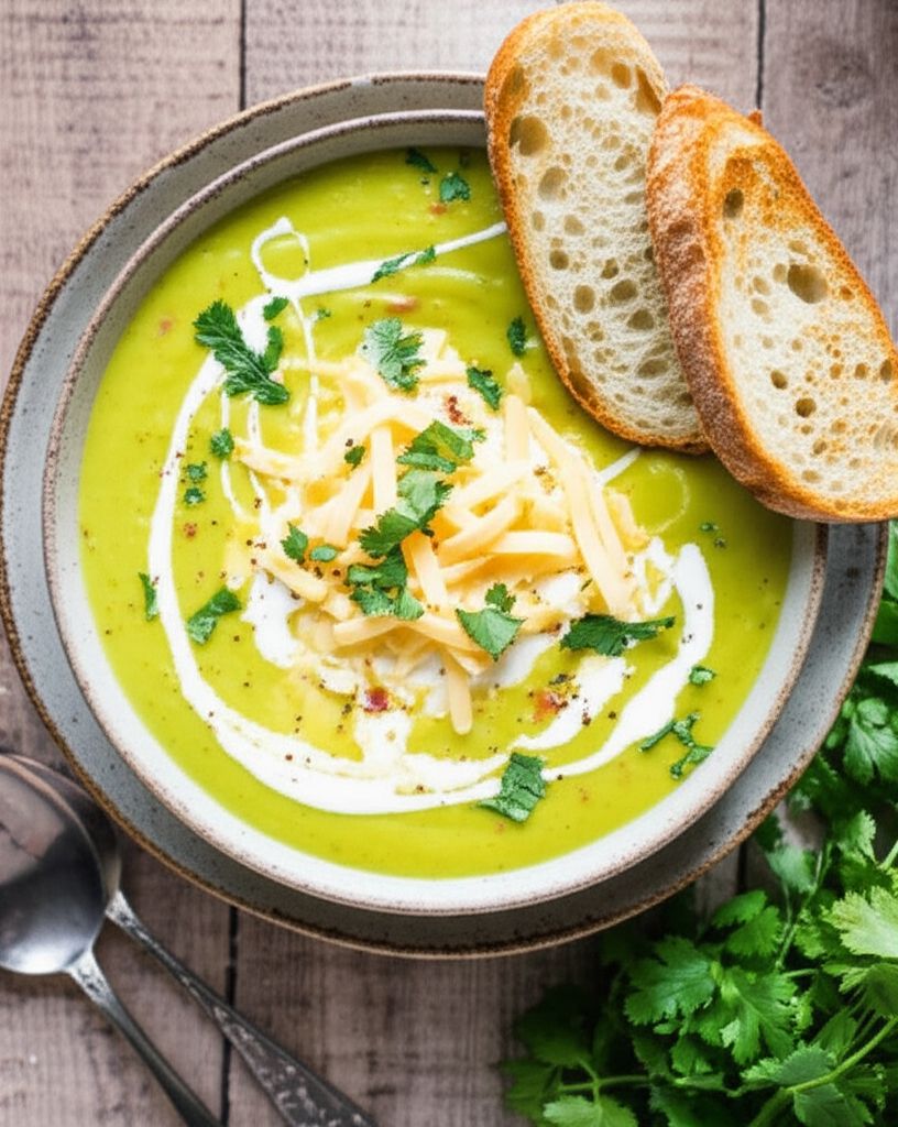 Creamy, Cheesy Zucchini Soup