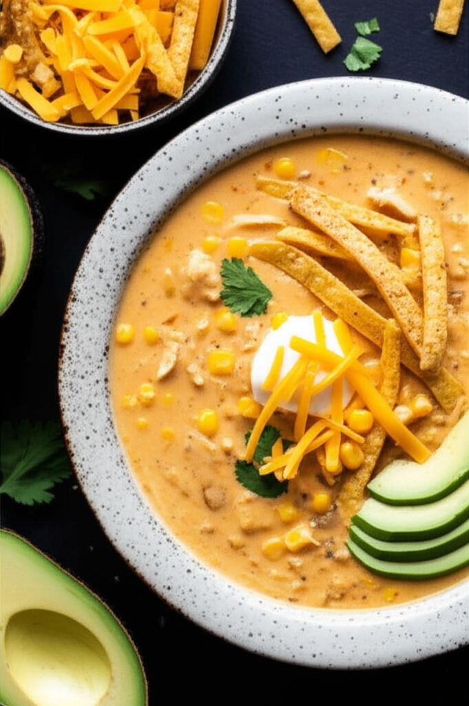 Creamy Chicken Tortilla Soup