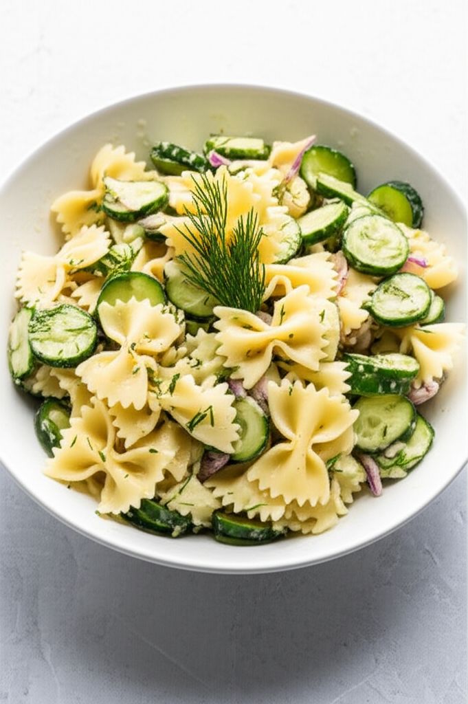 Cucumber Pasta Salad