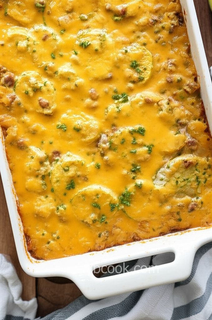Easy Creamy Squash Casserole