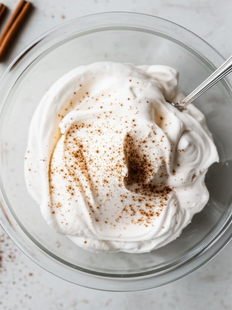 Eggnog Whipped Cream