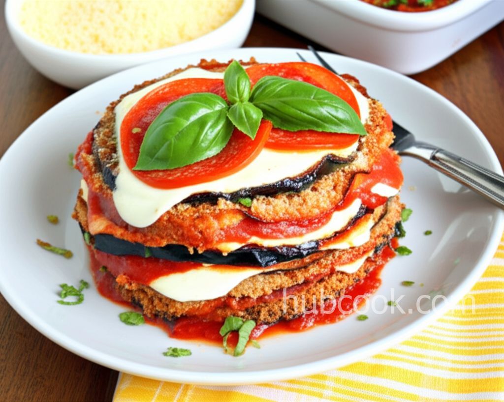 Eggplant Parmigiana with Margherita® Pepperoni