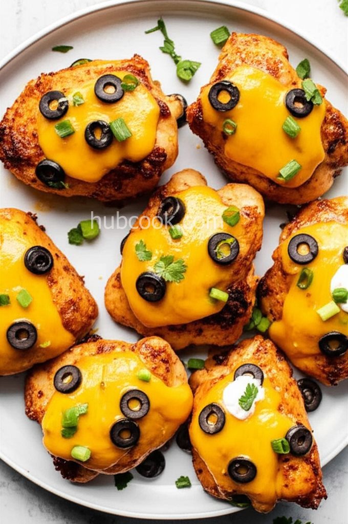 Enchilada Baked Chicken Thighs