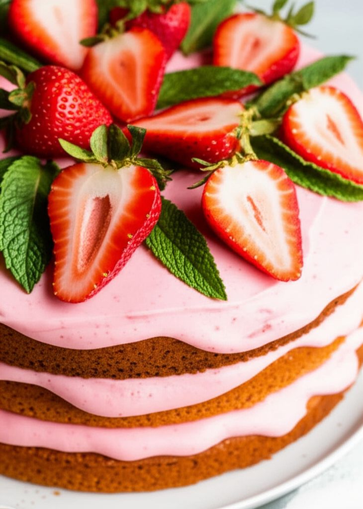 Fresh Strawberry Cake
