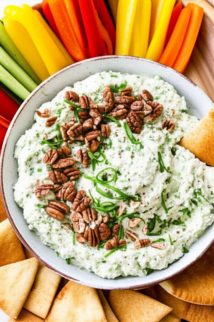 Garlic Scape Goat Cheese Dip