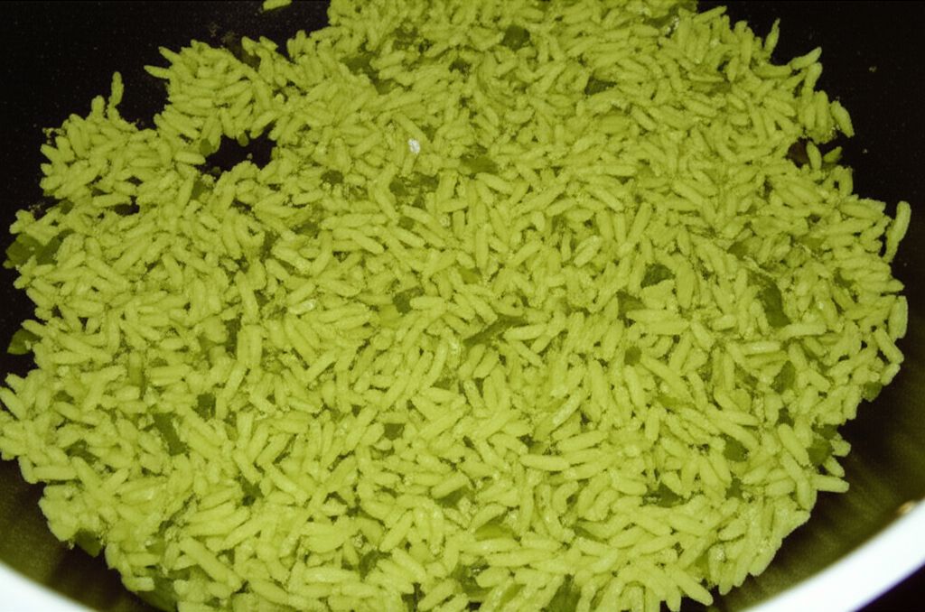 Green Rice with Green Chiles