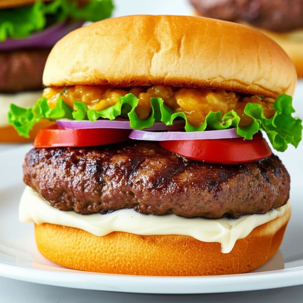 Grilled Lamb Burgers