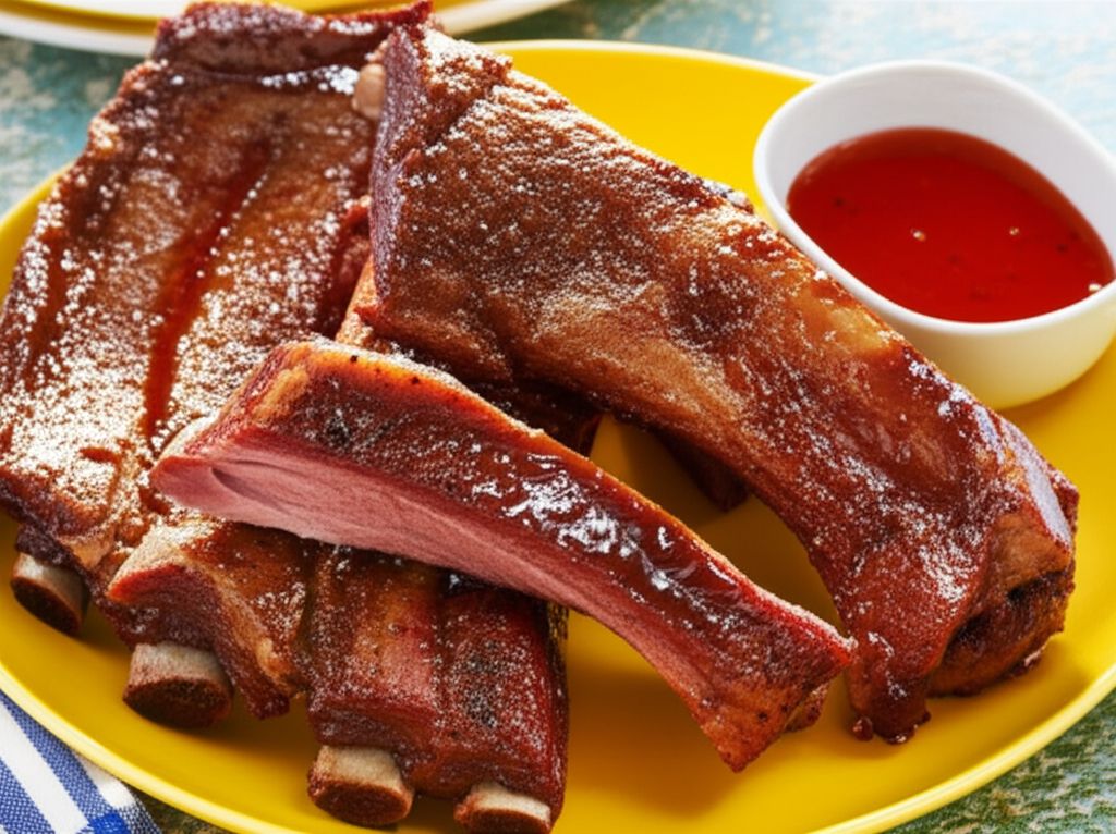 Honey-Orange Bison Back Ribs