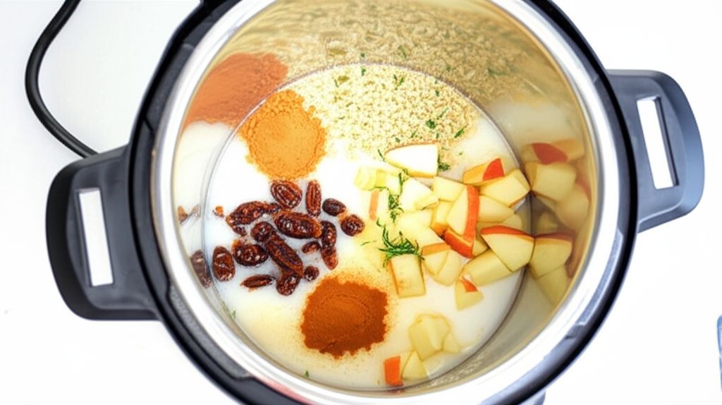 Instant Pot® Apple-Rosemary Steel-Cut Oats