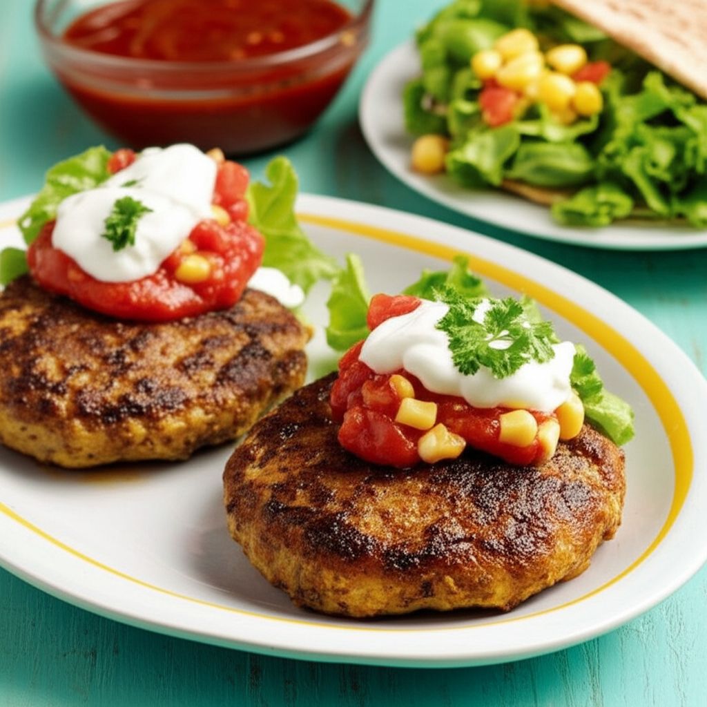 Mexican Turkey Burgers