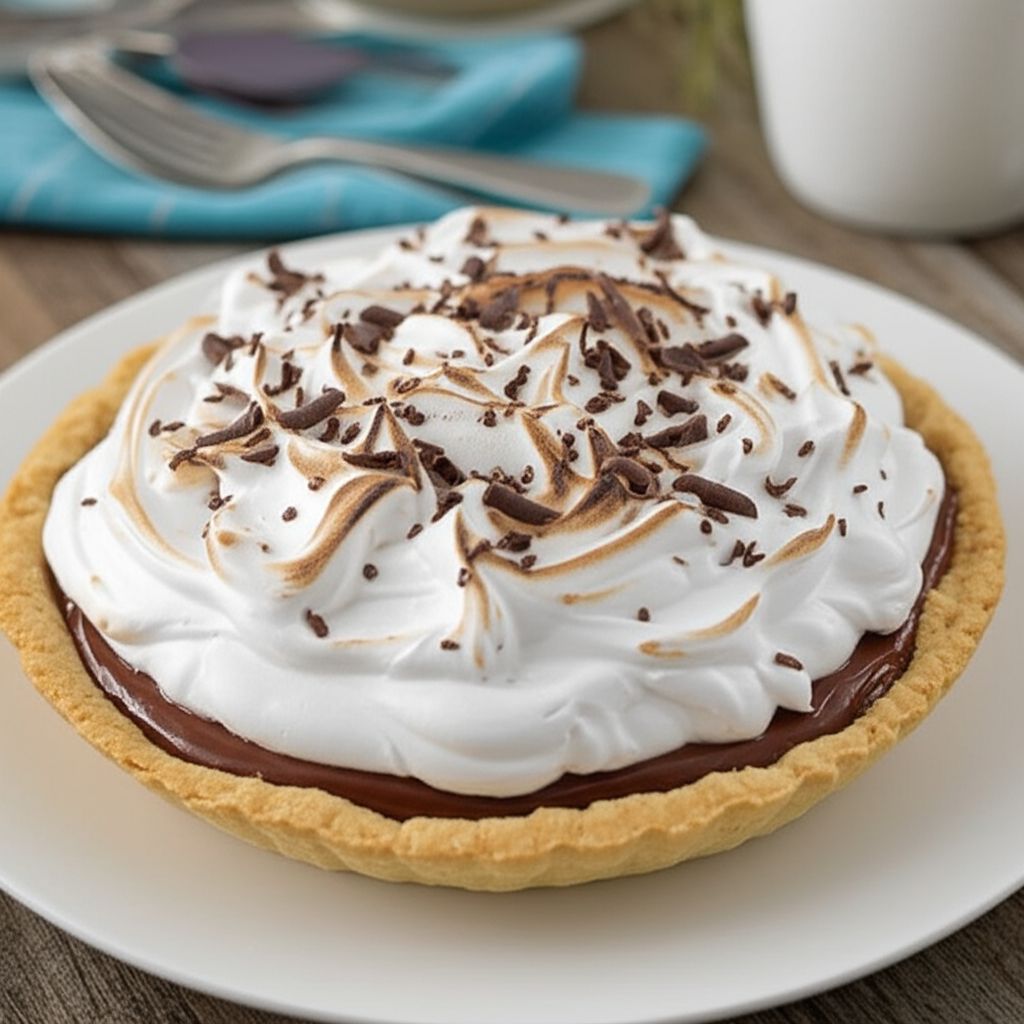 Mom's Chocolate Meringue Pie