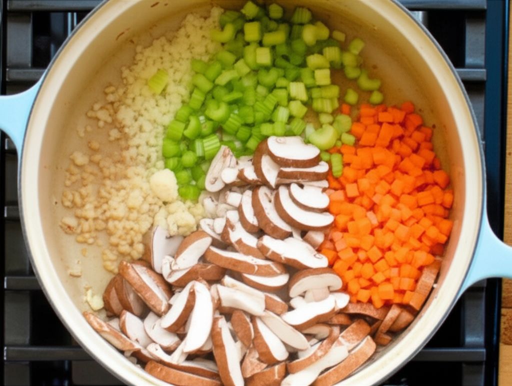 Mushroom and Farro Soup