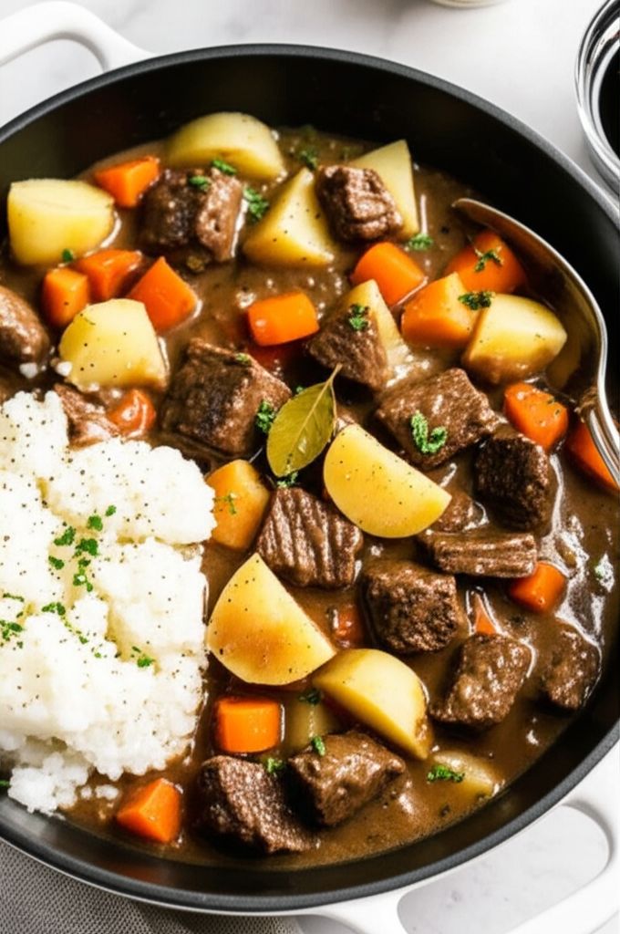 Oven Beef and Potato Stew