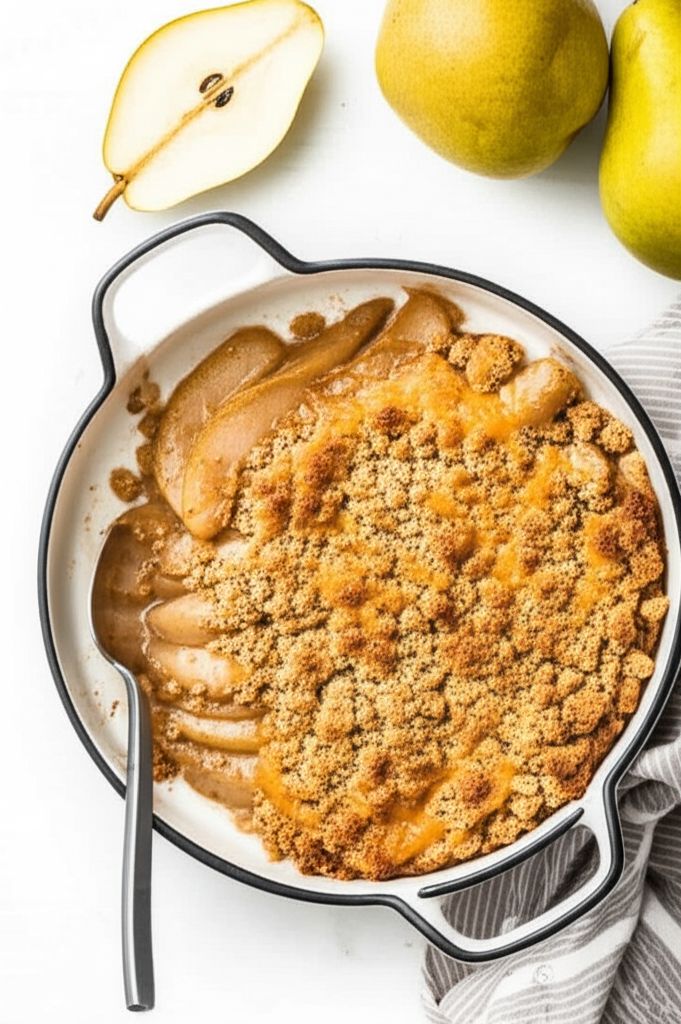 Pear and Cheddar Crisp