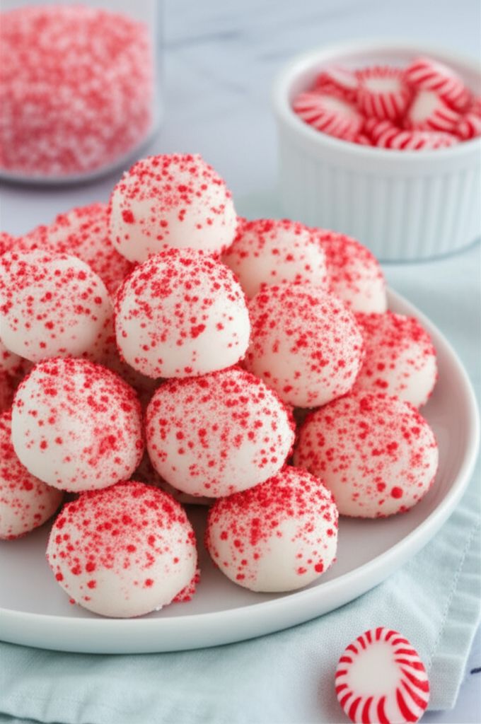 Peppermint Snowballs