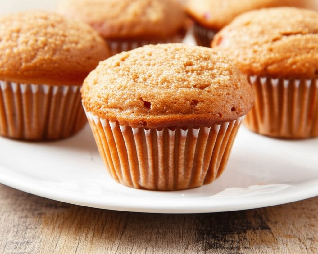 Rhubarb Cheesecake Muffins