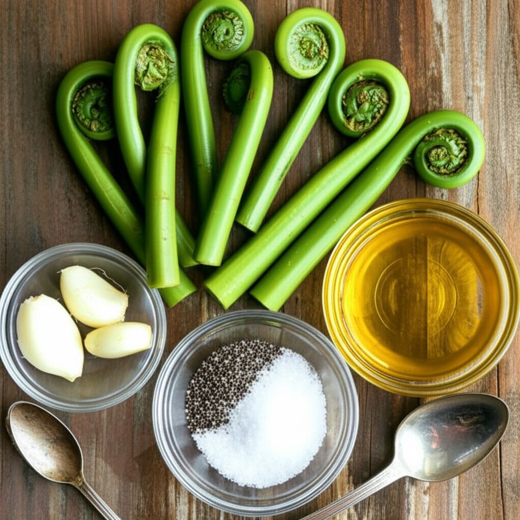 Sautéed Fiddleheads