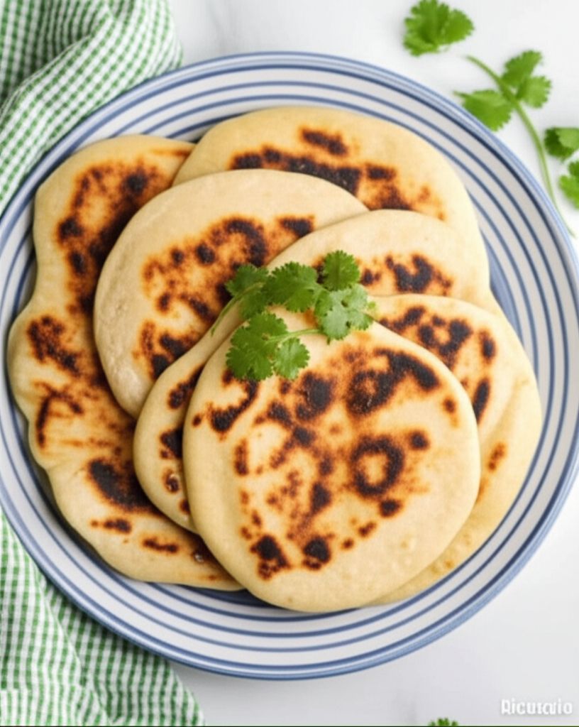 Skillet Garlic Flatbread