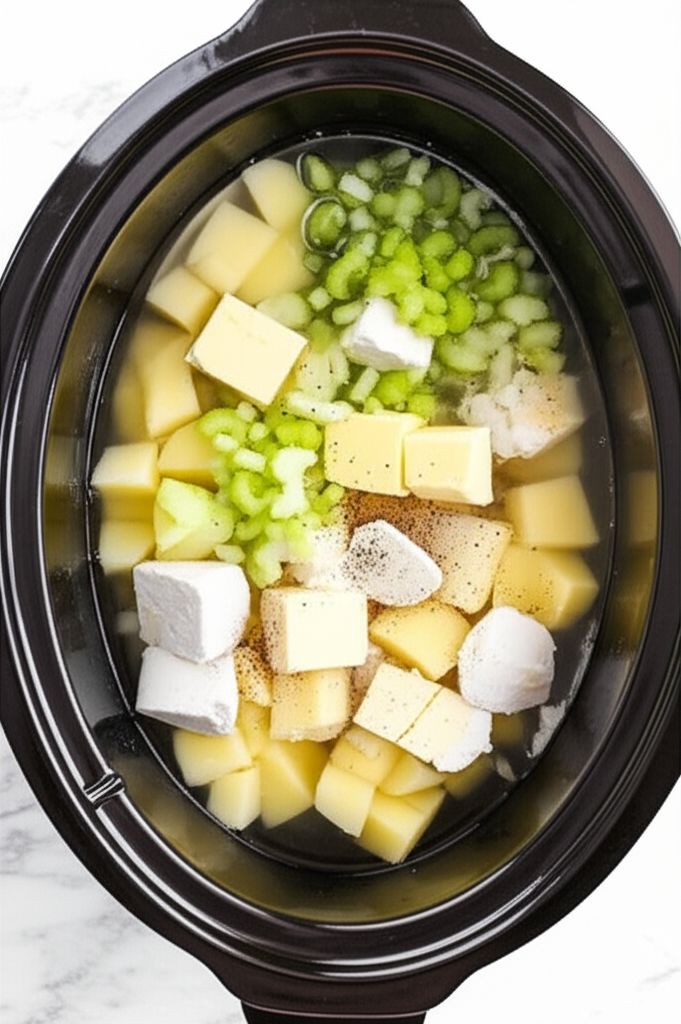 Slow Cooker Potato Soup with Heavy Cream
