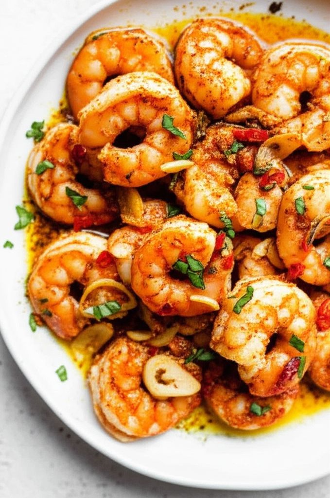 Spicy Garlic Shrimp