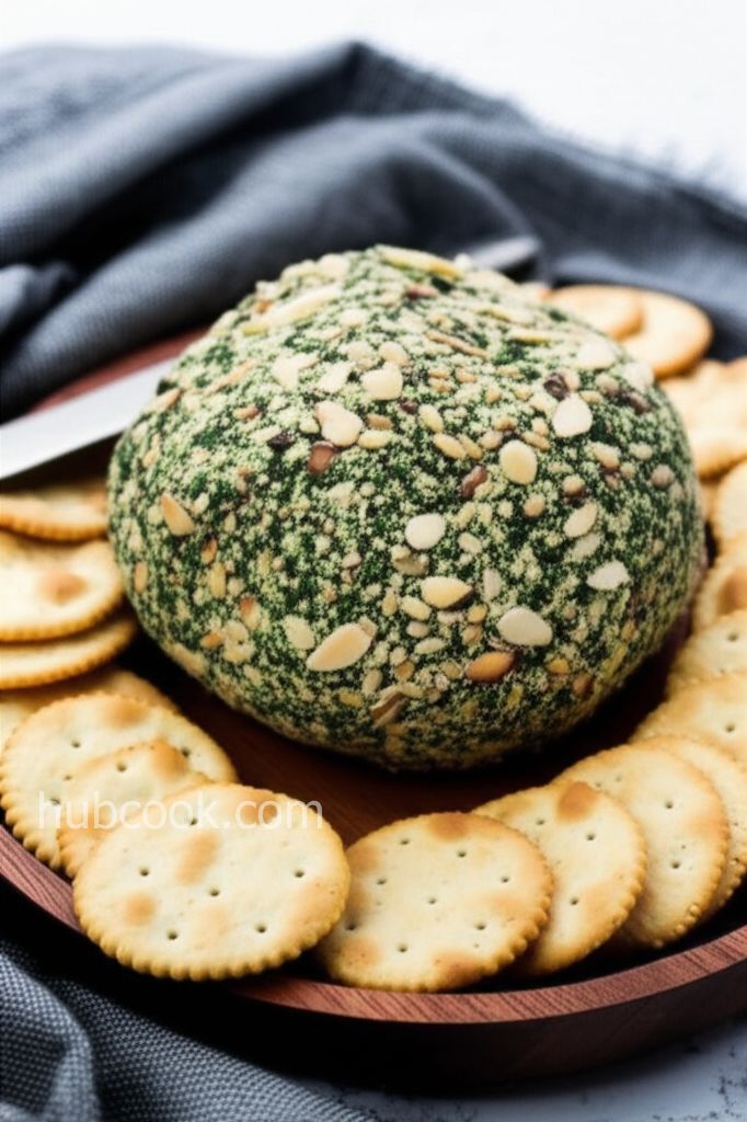 Spinach and Gorgonzola Cheese Ball