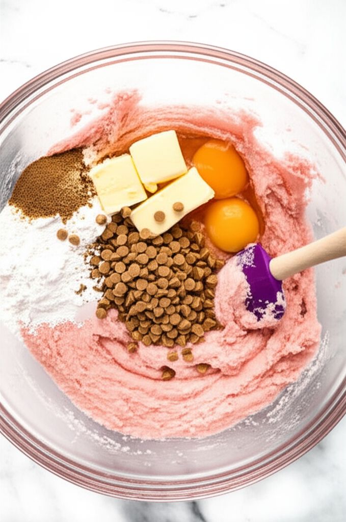 Strawberry Cake Mix Brownies