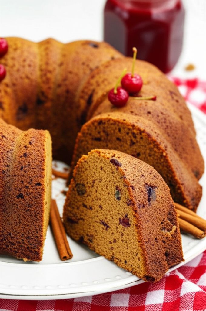 Titi's Cranberry Walnut Pumpkin Bread Cake