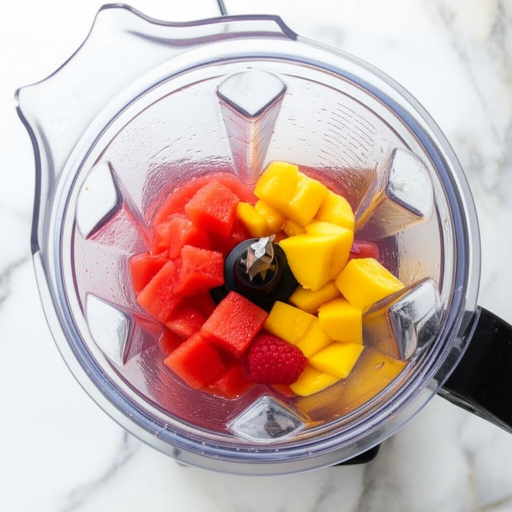 Watermelon Mango Ice Pops