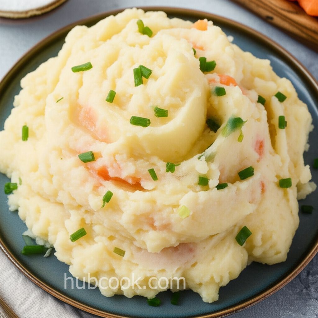 White and Sweet Whipped Potatoes