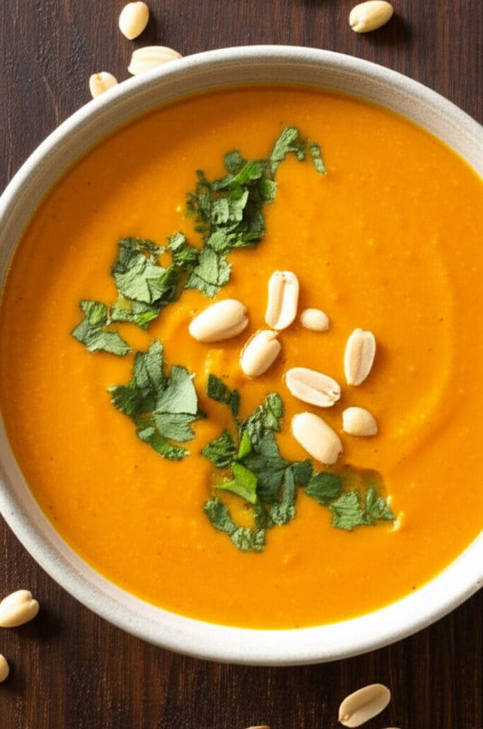 African Sweet Potato and Peanut Soup