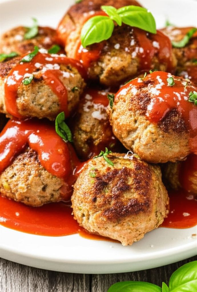 Air Fryer Turkey Meatballs