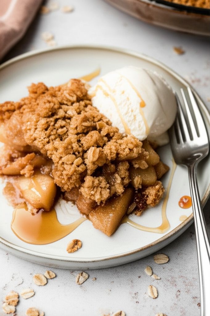 Apple Maple Crumble Pie