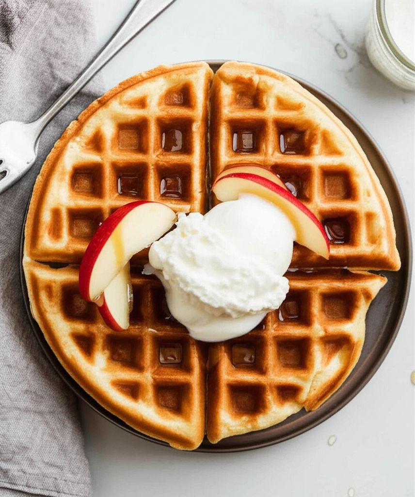 Apple Pie Waffles